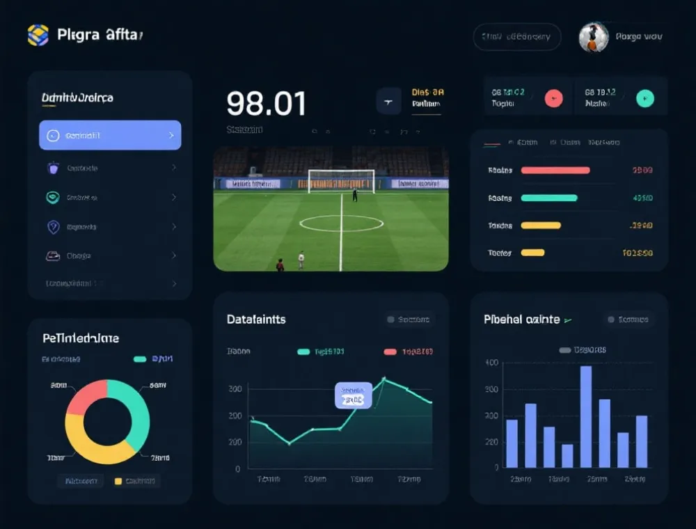 体育数据与赛程看板示意